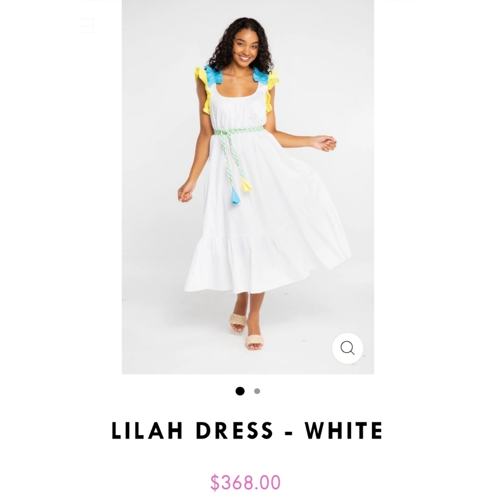 ALDEN ADAIR LILAH DRESS - WHITERegular price$368.00 size M B27